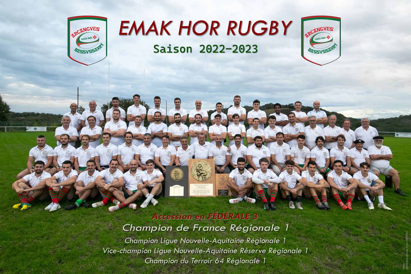 Équipe Séniors d'Emak Hor Rugby, saison 2022-2023, accession en Fédérale 3